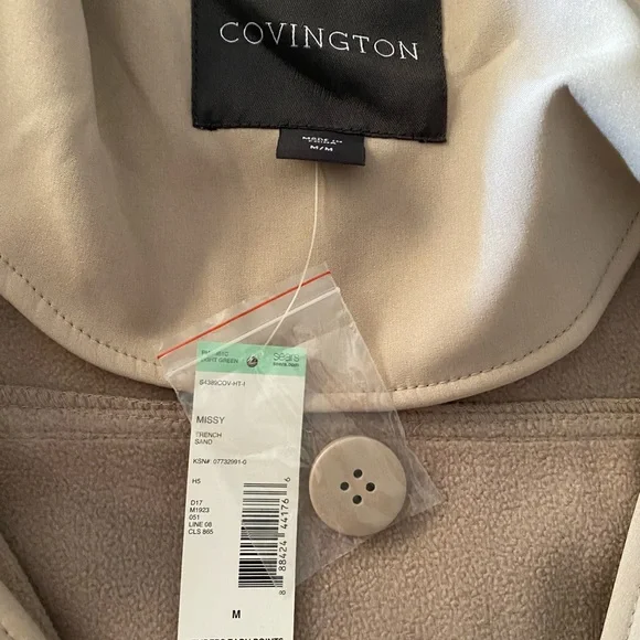 🆕 Covington trench coat. Women’s size medium. - Picture 2 of 5